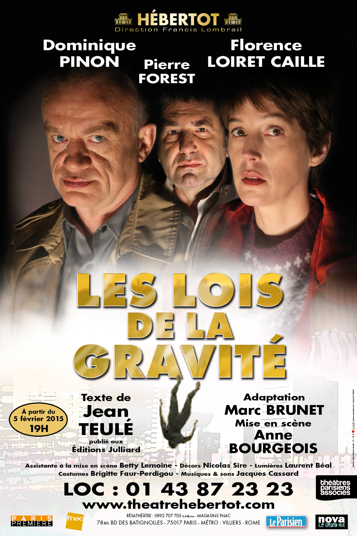 Affiche Les Lois de la gravité