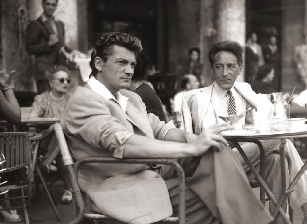 Jean Marais et Jean Cocteau à Venise, 1947. Droits réservés